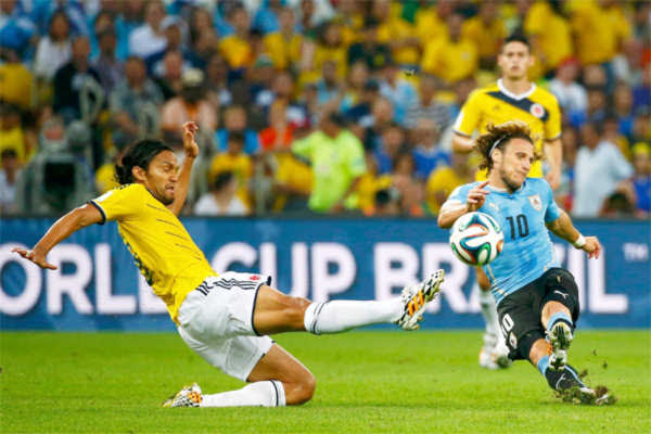 ⚽️ radamel falcao garcía (2 minutos) ⚽️ teófilo. World Cup 2014 Match 50 Colombia Vs Uruguay The Times Of India