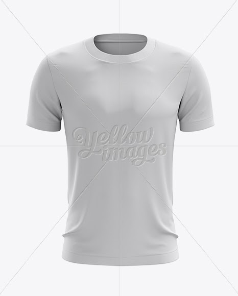 Download Download Crew Neck Soccer T-Shirt Mockup - Front View PSD