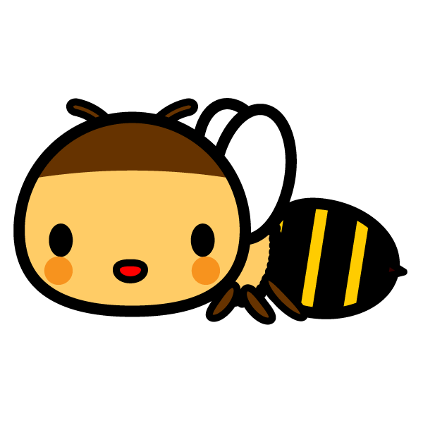 上選択 蜜蜂 イラスト イラスト素材