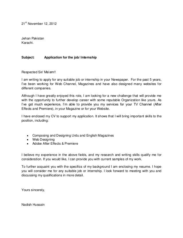 Contoh Cover Letter Untuk Fresh Graduate English Surat Ras
