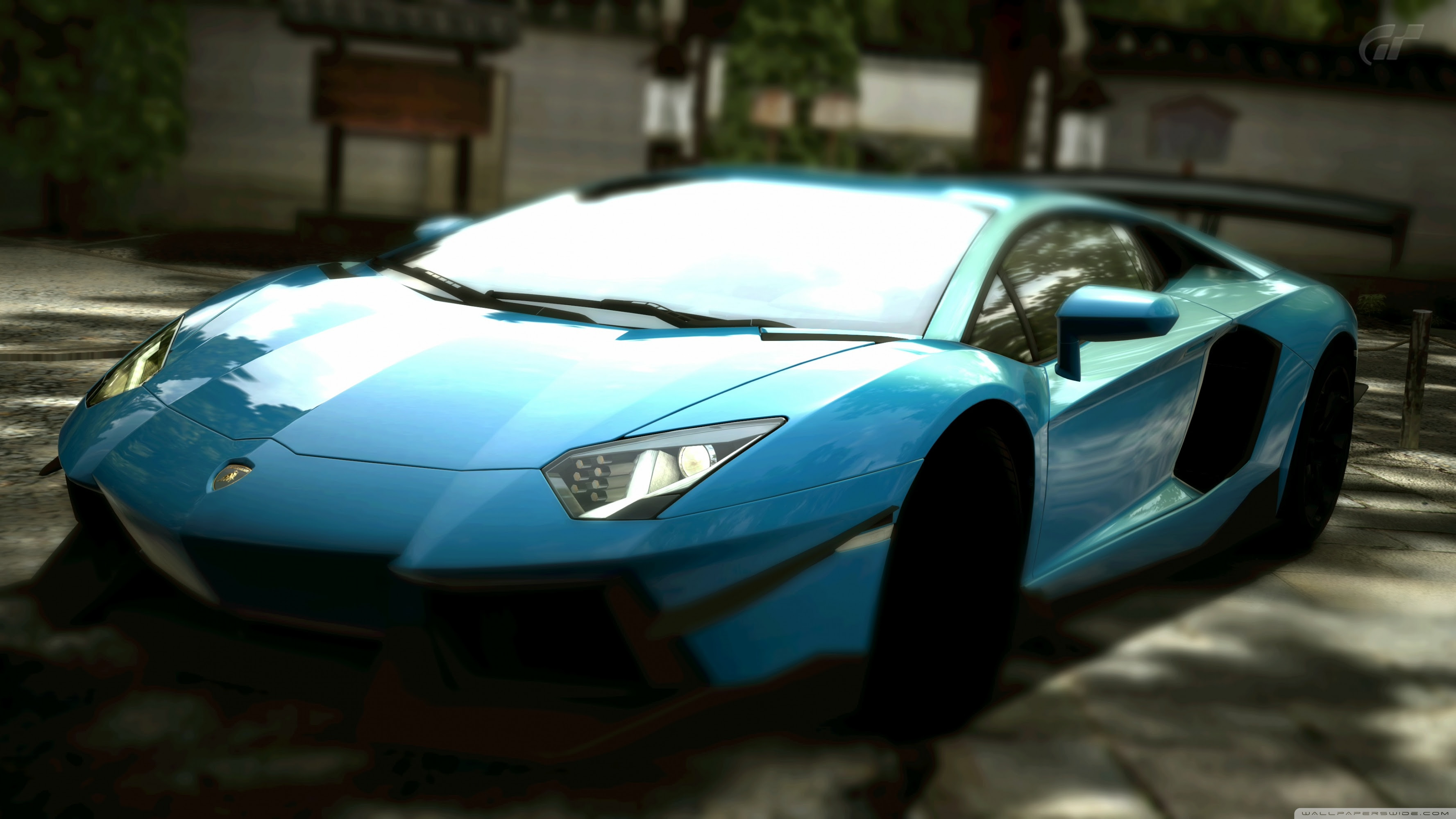 Lamborghini Aventador Blue Wallpaper Hd 1920x1080 - Lamborghini