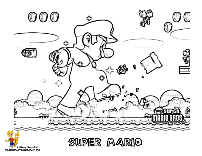 get inspired for super mario bros coloring pages  sugar and