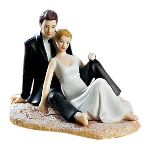  wedding  cake  toppers  Beach Chair Wedding  Cake  Toppers 