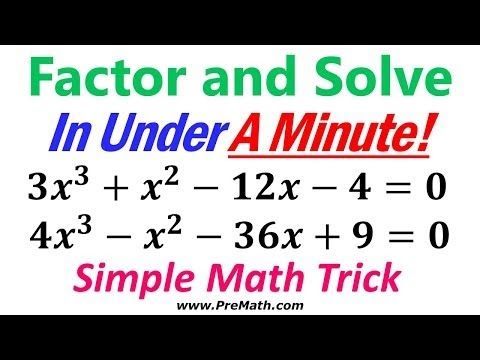 How To Factor A Cubic Equation : Solving Polynomial Equations Ppt 5 3 2 Factor : You will need ...