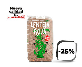 Lentejas rojas, Dia Vegecampo 1kg