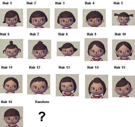 New leaf may seem a bit confusing, as there is no clear indication of what hair you will receive until after the fact. Acnl Hair Guide Animalcrossing