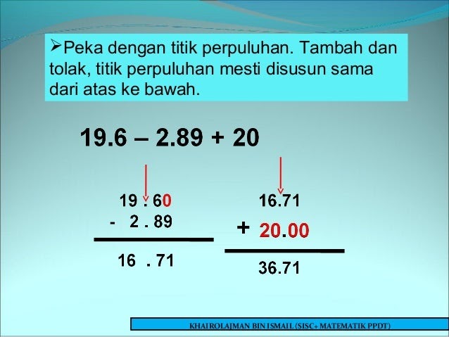 Jawapan Bagi Matematik - Contoh L