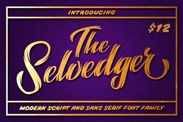 The Selvedger • Font Family