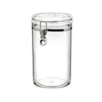 Large clear canister