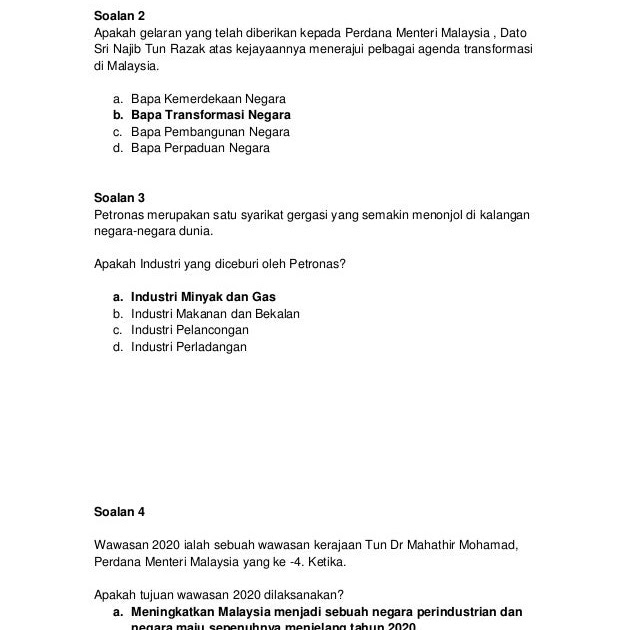 Contoh Soalan Kuiz Kemerdekaan Dan Jawapan - Hellowinp