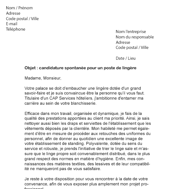 Lettre De Motivation Responsable Hotelier Ehpad