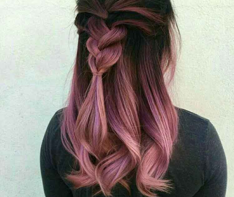 54 Terpopuler Ombre Rambut  Merah Maroon Kombinasi  Warna 