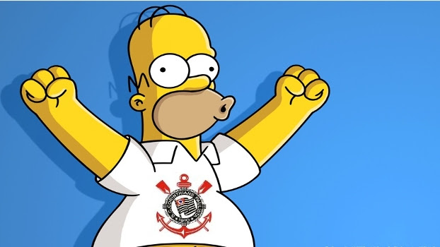 O POVO NAÇÃO: Homer Simpson é Corinthians! Clube iguala ...