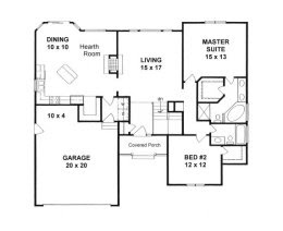 House Plans From 1400 To 1500 Square Feet Page 1 2 1/2 baths/3 optional 2 car garage w/huge bonus large master suite.