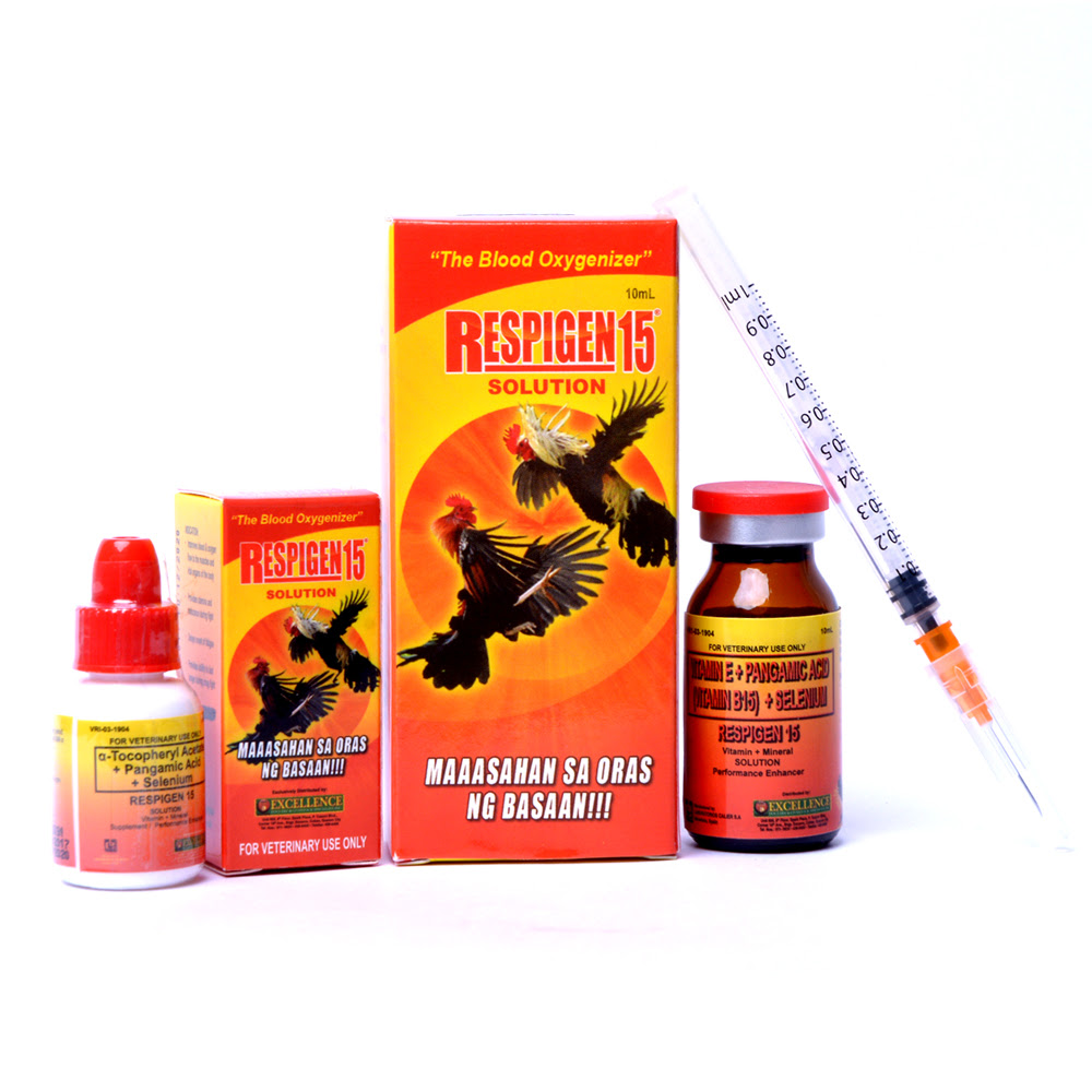 21 days vitamins & supplement 4 gamefowl. Respigen Excellence Poultry And Livestock Specialist Inc