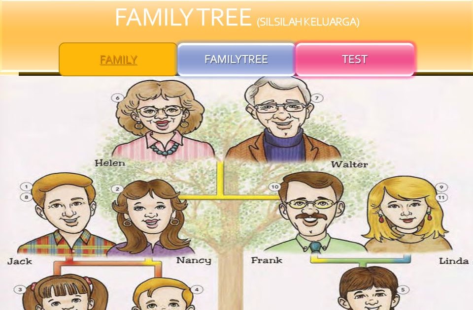Gambar Struktur Keluarga  Dalam  Bahasa  Inggris  Berbagi 