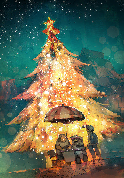 無料の動物画像 元のクリスマス イラスト Pixiv