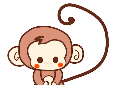 すべての動物の画像 猿 イラスト かわいい 簡単