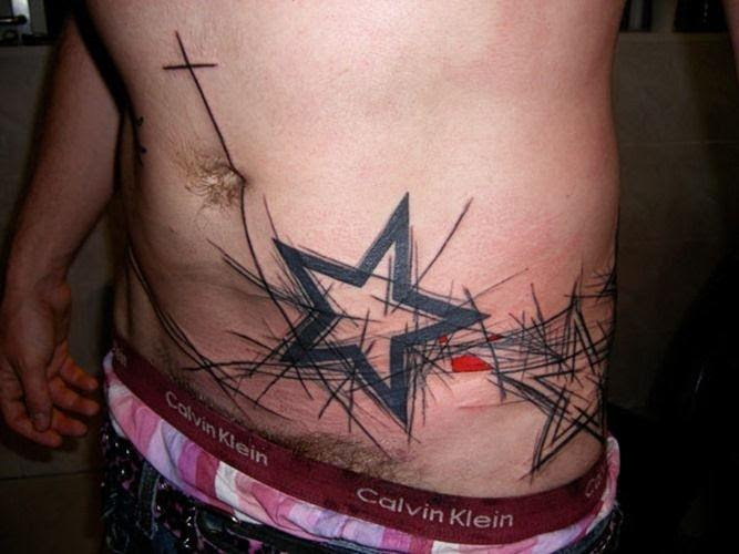 Stomach tattoos should always tried after pregnancy because a stomach tattoo on normal belly will be ruined on after pregnancy belly. Star Tattoos For Men Ideas And Inspirations For Guys