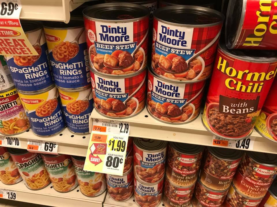 I wanted to know how you make it. Dinty Moore Beef Stew Only 0 99 A Can At Tops My Momma Taught Me