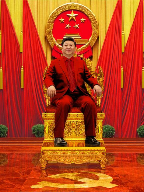 Xi Jinping Portrait. "The Last Last Emperor". Digital Art.