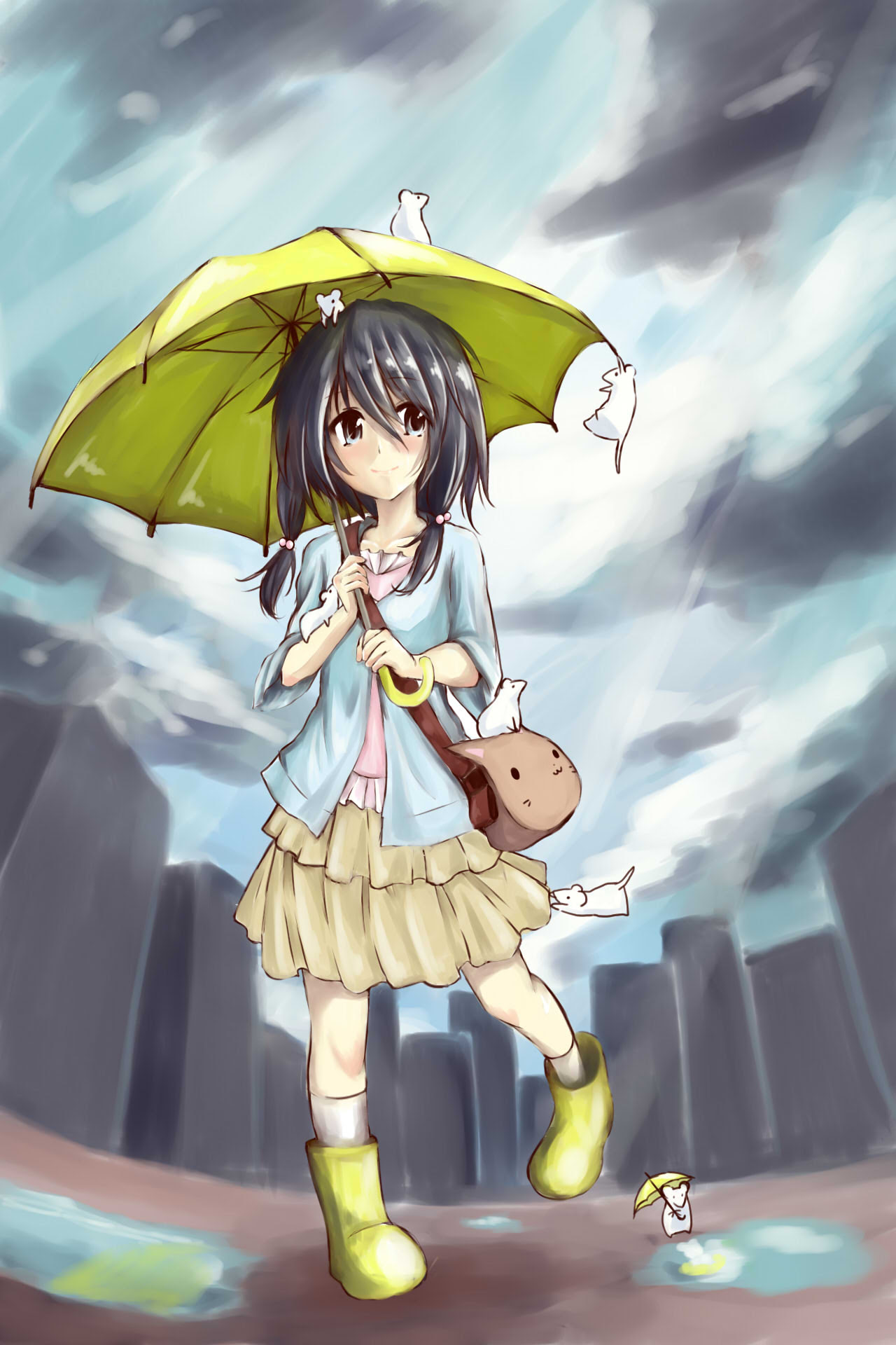 Anonymoousvictorz 傘 イラスト 雨上がり