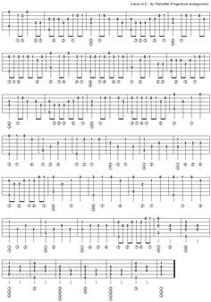 Akkorde Klavier Tabelle Pdf / Canon In D by Pachelbel ...
