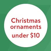 Chris ornaments under $10