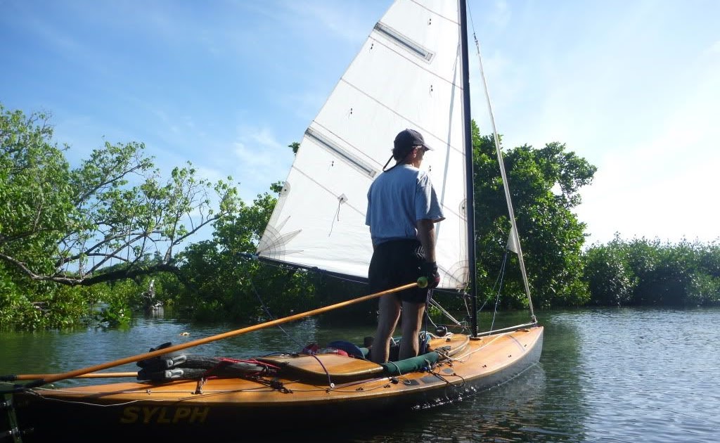 New DIY Boat: Wooden sailing canoe