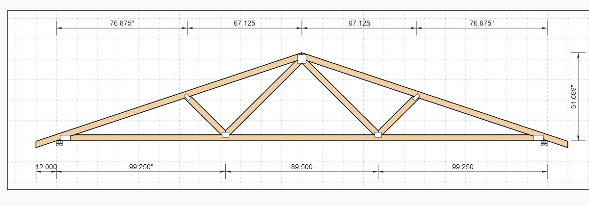 Jobbers: Topic 24 ft wood truss plans