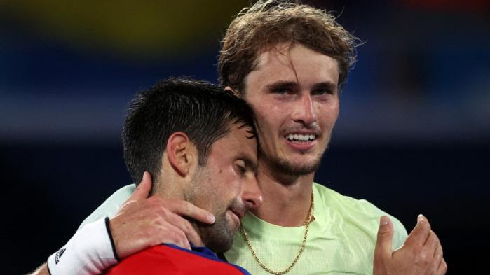 VIDEO. JO 2021 - Tennis : le résumé de la victoire d'Alexander Zverev sur Novak Djokovic