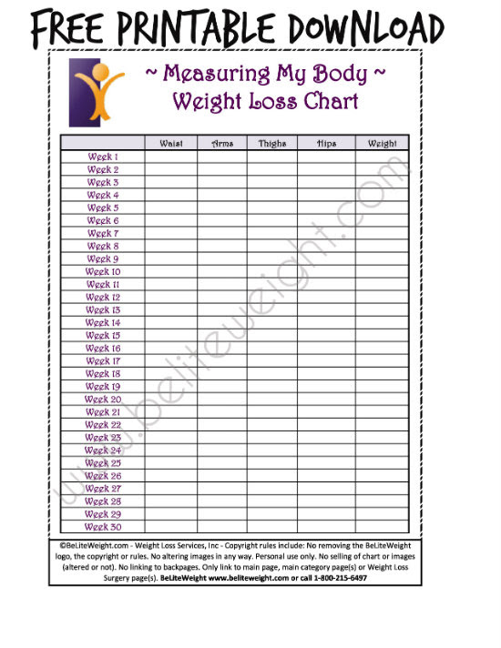 Check spelling or type a new query. Keeping Track Of Your Weight Loss Tips Free Printable Charts Beliteweight Weight Loss Services