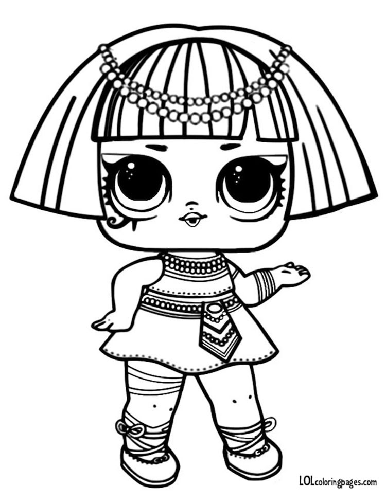 Lol Surprise Queen Bee Coloring Pages Coloring And Drawing