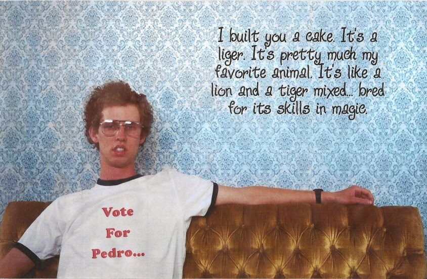 Liger Drawing From Napoleon Dynamite - What's a liger ...