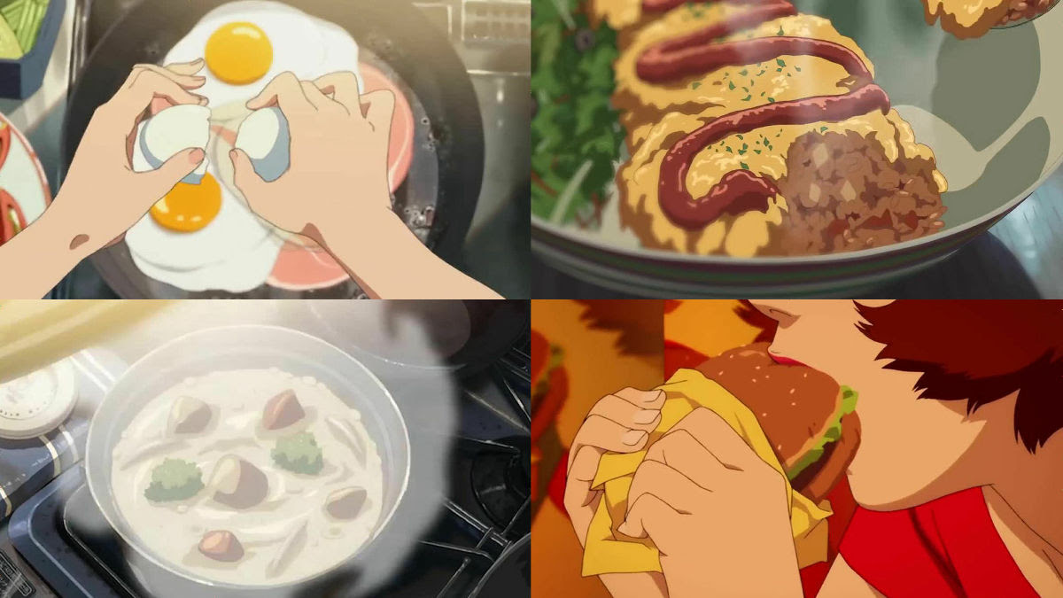 選択した画像 アニメ 食べ物 作画