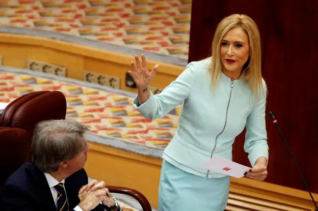 Cristina Cifuentes. :: Mariscal / efe/