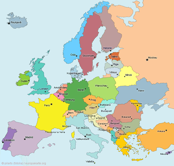 amsterdam europakarte Europa Karte amsterdam europakarte