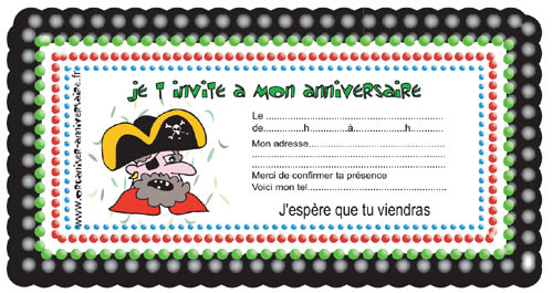 Carte D Anniversaire A Imprimer Pour Une Boum Coleteremelly Blog