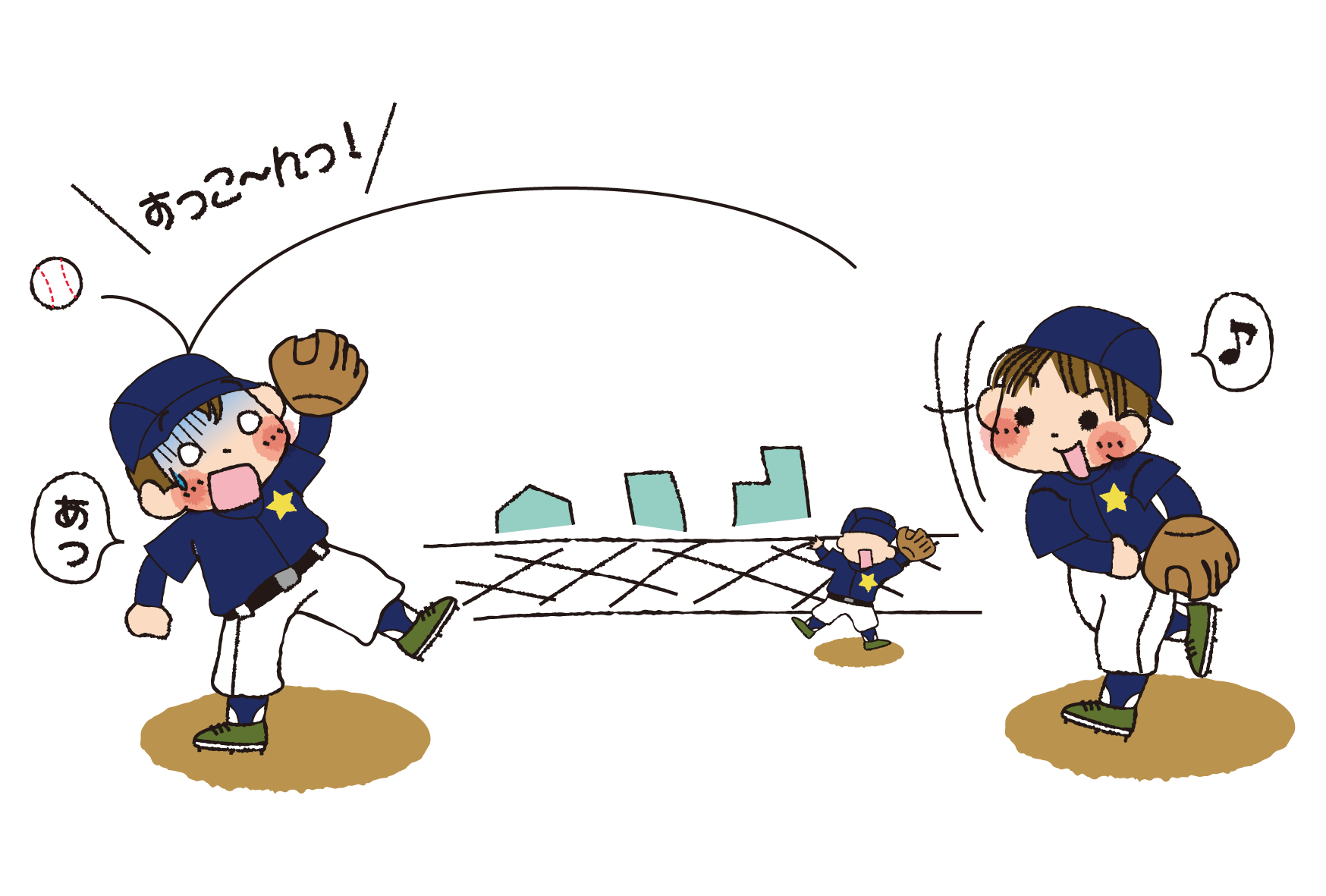 美しい花の画像 元の野球 イラスト フリー素材