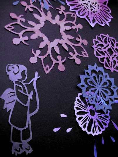 最高の切り絵 花火 最高の花の画像