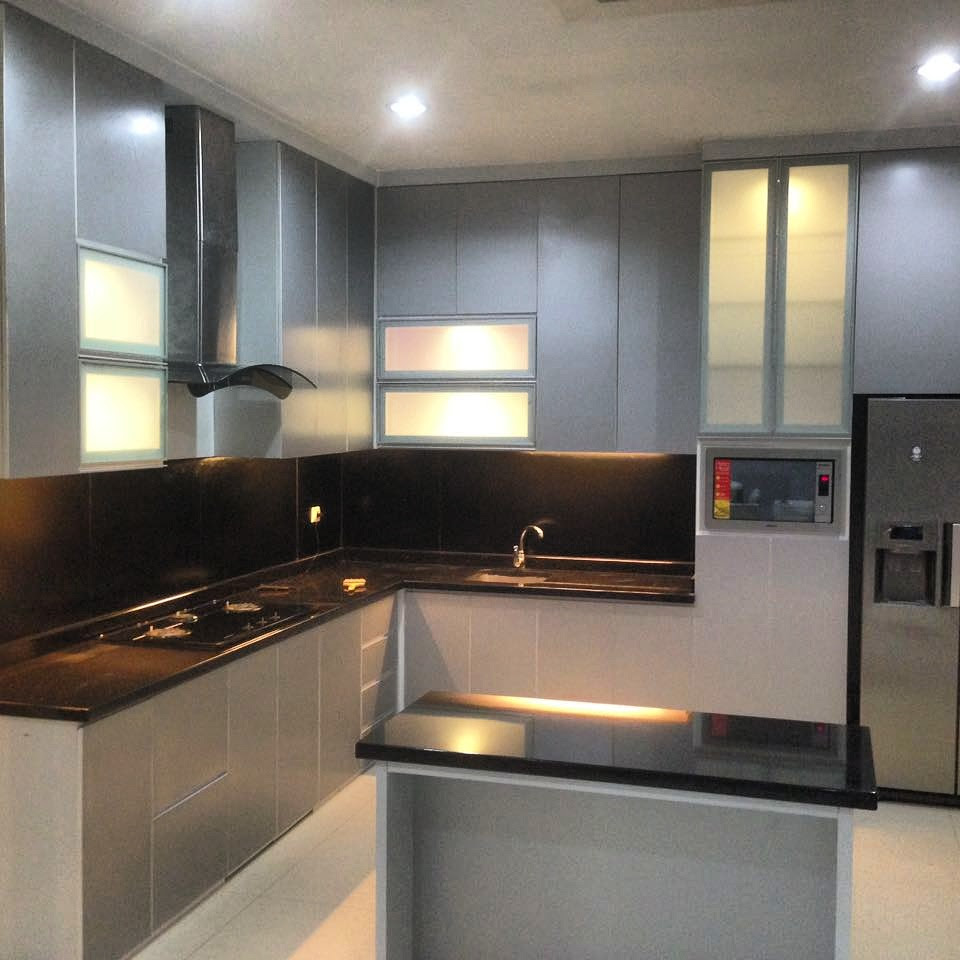 Concept 25 Kitchen  Set  Aluminium  Hitam 