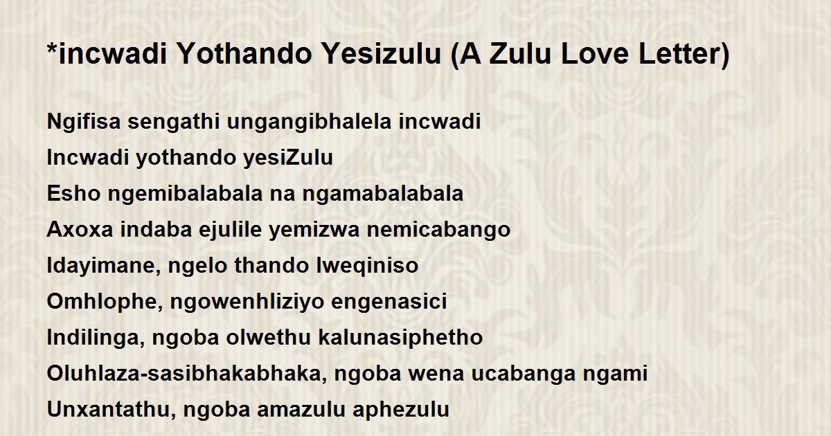 Isizulu Zulu Love Quotes | 86 Quotes X