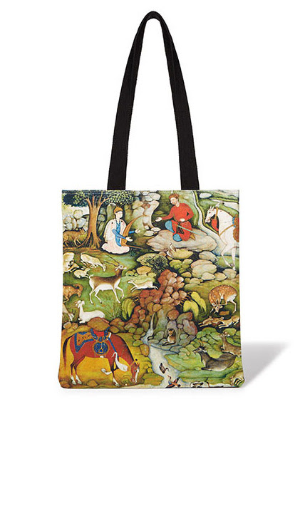 Mughal Illuminated Manuscript Tote