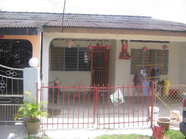 Sketsa Rumah Adat Riau - Wolilo