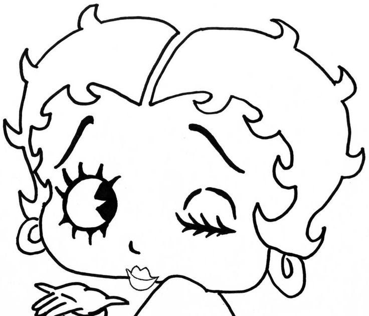 Betty Boop Beach For Kids Printable Free Coloring Pages - Blog Advisor