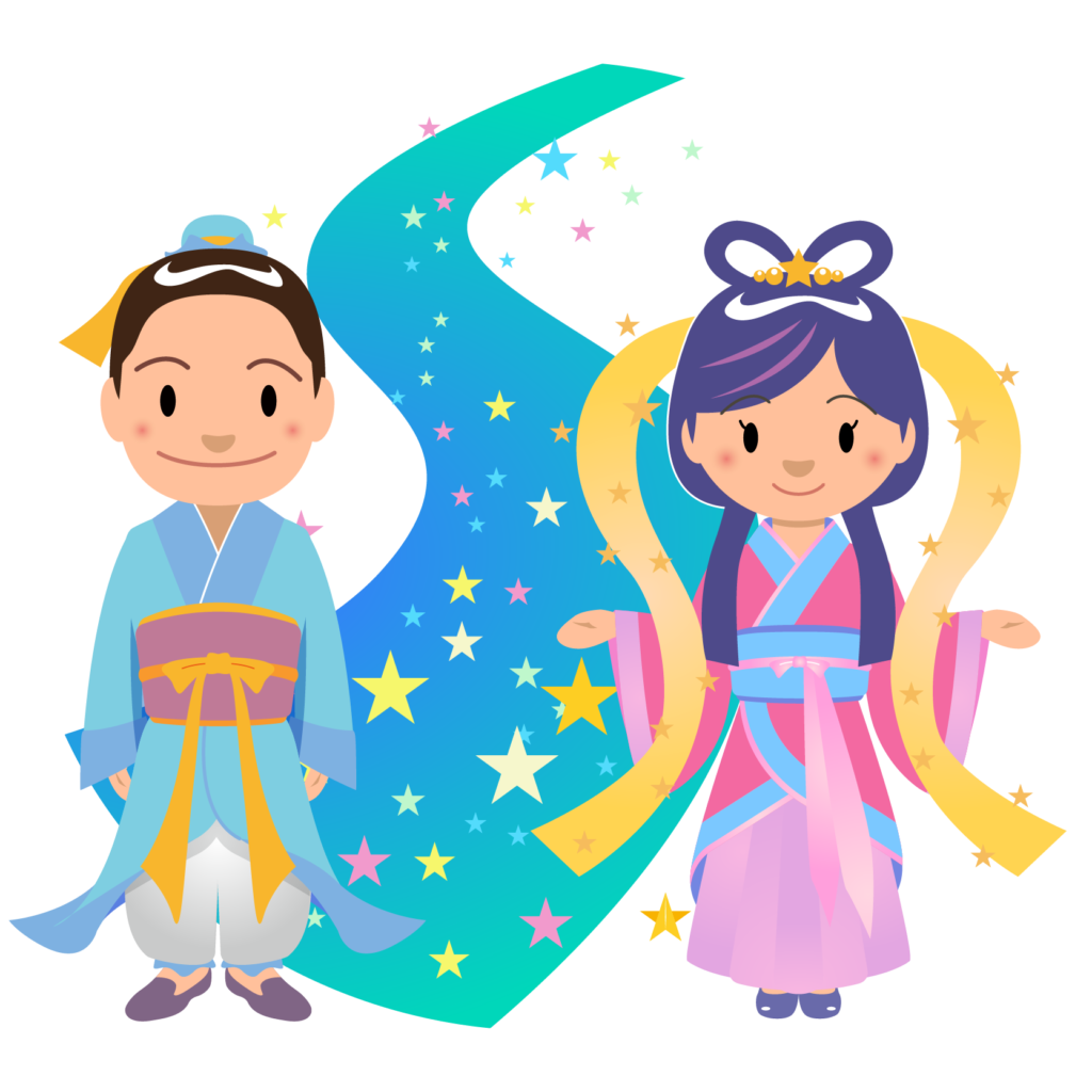 ユニーク七夕 織姫 彦星 イラスト すべての動物画像