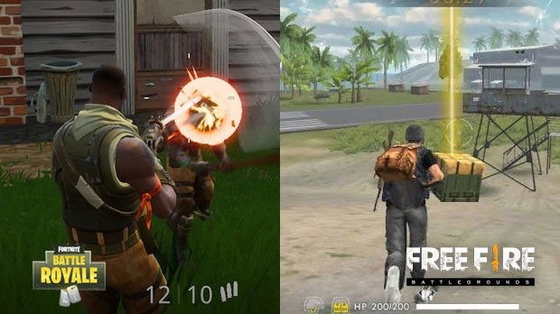 Free Fire Copia De Fortnite