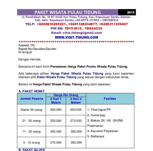 Contoh Proposal Wisata - Contoh 0208