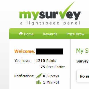 Got Money, Got Honey!: Cashing Out From MySurvey