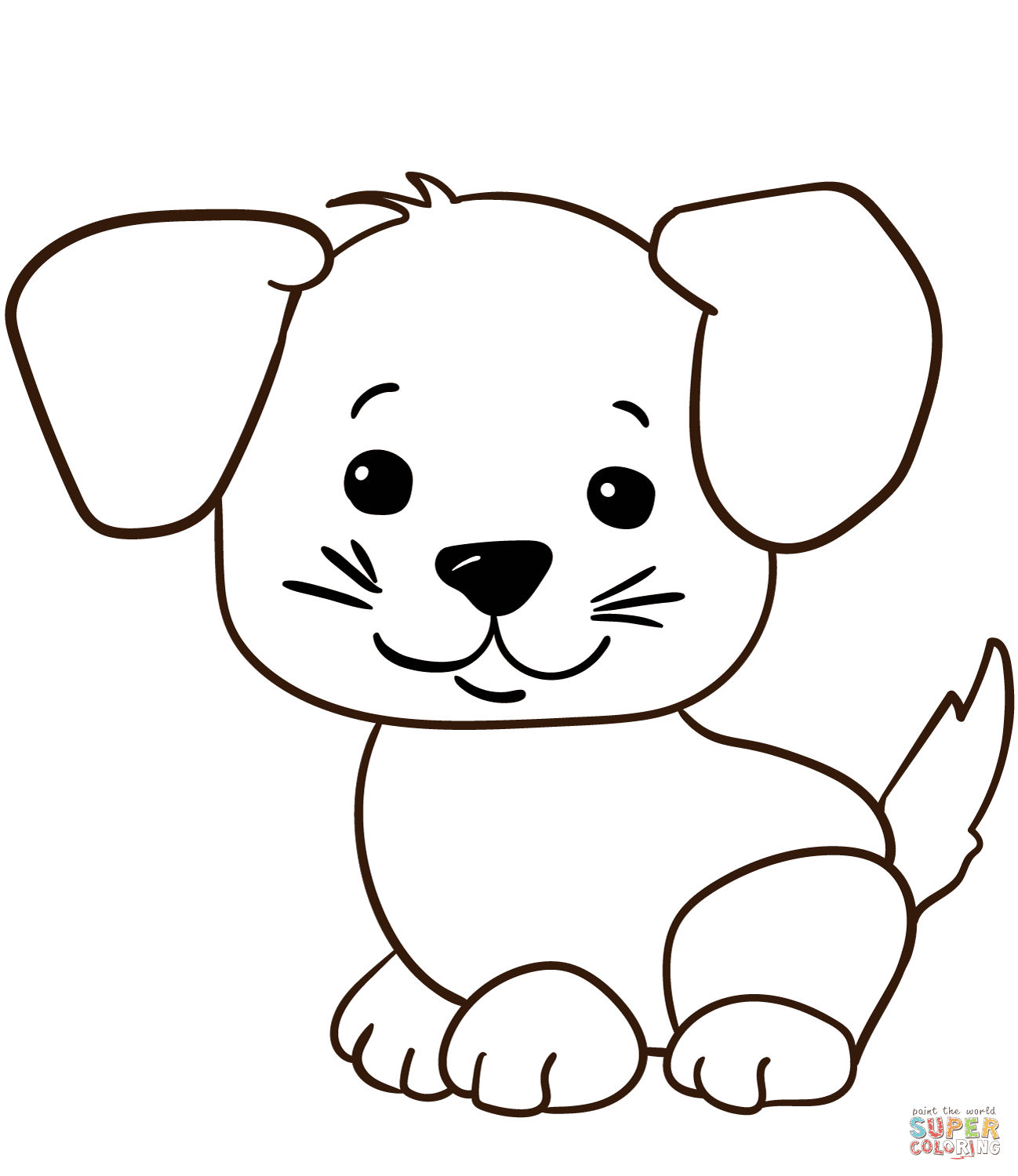 Ships from and sold by amazon.com. Cute Cartoon Puppy Coloring Page Free Printable Coloring Pages